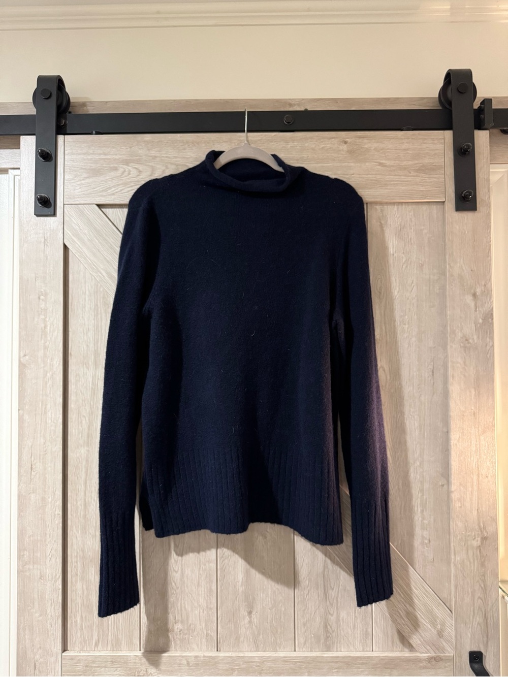 Madewell Navy Mock Neck Sweater